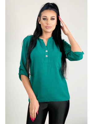 Bluzka koszulowa z kieszonką
