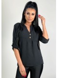 Bluzka koszulowa z kieszonką