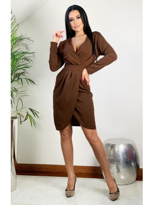 Klasyczna kopertowa sukienka