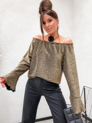 Błyszcząca Hiszpanka z szerokimi rękawami