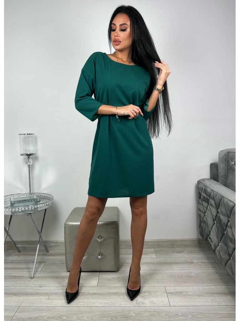 Zielona klasyczna sukienka